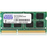 4 GB - Grøn - SO-DIMM DDR3 RAM GOODRAM DDR3 1600MHz 4GB (GR1600S364L11S/4G)