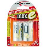 Ansmann Batterier - NiMH Batterier & Opladere Ansmann NiMH Baby C 4500mAh MaxE 2-pack