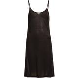 Silke - Sort Shapewear & Undertøj Lady Avenue Silk Satin Nightgown - Black