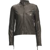 Munderingskompagniet Sort Tøj Munderingskompagniet Kassandra Leather Jacket - Black