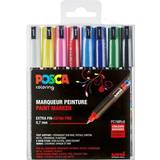 Posca sæt Uni Posca PC-1MR Extra Fine Markers Basic Colors 8-pack