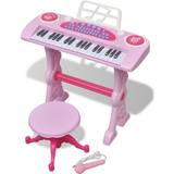 Musiklegetøj vidaXL Kids' Playroom Toy Keyboard with Stool/Microphone 37-key