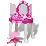 VidaXL Pink Møbelsæt vidaXL 3-Mirror Kids' Playroom Standing Toy Vanity Table with Light/Sound