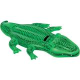 Plastlegetøj Udendørs legetøj Intex Inflatable Giant Floating Ride On Crocodile
