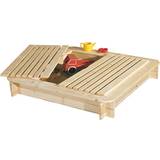 Jabo Sandkasser Legeplads Jabo Sandpit with Lid 120x120cm 3303