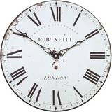 Roger Lascelles Glas - Rund Brugskunst Roger Lascelles Neill Classic London Wall Clock Vægur 36cm