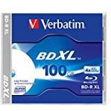 100 GB - Blu-ray Optisk lagring Verbatim BD-R 100GB 4x Jewelcase 1-Pack Wide Inkjet