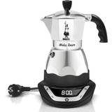 Automatisk slukning - Sølv Espressokander Bialetti Moka Timer 6 Cup