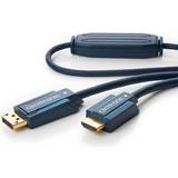 Blå - HDMI DisplayPort - HDMI-kabler ClickTronic Casual HDMI High Speed - DisplayPort 1m