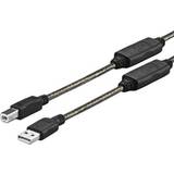 VivoLink Han - Han - USB-kabel Kabler VivoLink USB A - USB B 2.0 20m
