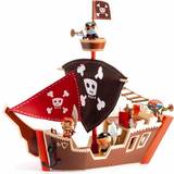 Pirater - Trælegetøj Legetøjsbil Djeco Arty Toys Piratfigur Piratskib