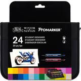 Winsor & Newton Kuglepenne Winsor & Newton ProMarker Student Designer Wallet Set of 24
