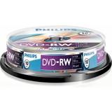 Dvd rw medie Philips DVD-RW 4.7GB 4x Spindle 10-Pack