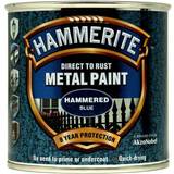 Hammerite Direct to Rust Hammered Effect Metalmaling Blå 0.25L
