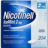Nikotintyggegummi Håndkøbsmedicin Nicotinell Icemint 2mg 204 stk Tyggegummi