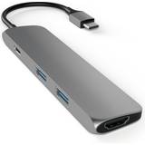 Dockingstationer Satechi Slim Aluminium USB-C Multi-Port
