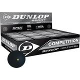 En gul prik Squashbolde Dunlop Competition 12-pack