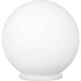 Glas - LED-belysning - Sølv Bordlamper Eglo Rondo Silver/White Bordlampe 20cm