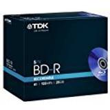 TDK Blu-ray Optisk lagring TDK BD-R 25GB 4x Jewelcase 5-Pack