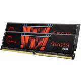 Rød RAM G.Skill Aegis DDR4 3000MHz 2x8GB (F4-3000C16D-16GISB)