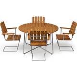 Fyrretræ - Runde Havemøbelsæt Grythyttan 9A+A2 Havemøbelsæt, 1 borde inkl. 4 stole