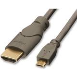 2.0 - Standard HDMI-standard HDMI - USB-kabel Kabler Lindy MHL USB B Micro-HDMI 2.0 2m