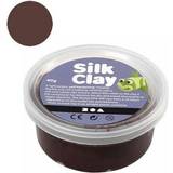 Brun Modellervoks Silk Clay Brown Clay 40g