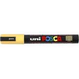 Gul Marker penne Uni Posca PC-5M Medium Bullet Straw Yellow