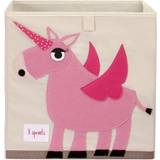 Pink Opbevaringsbokse Børneværelse 3 Sprouts Unicorn Storage Box