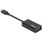 Club 3D USB C Kabler Club 3D USB C - VGA Adapter M-F 0.2m