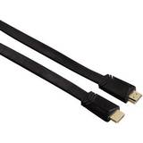 Flad - HDMI-kabler - Han - Han Hama 3 Stars Flat HDMI - HDMI High Speed with Ethernet 3m