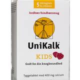 Unikalk Vitaminer & Kosttilskud Unikalk Kids Jordbær 400mg 90 stk