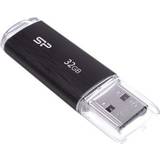 Silicon Power 32 GB Hukommelseskort & USB Stik Silicon Power Ultima U02 32GB USB 2.0