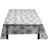 Boland Table Cloth Halloween Spiders White/Black