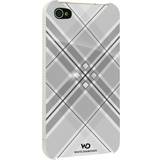 Apple iPhone 4/4S Mobilcovers White Diamonds Grid Case for iPhone 4/4S