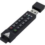 Apricorn 16 GB Hukommelseskort & USB Stik Apricorn Aegis Secure Key 3z 16GB USB 3.1
