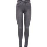 Only Royal High Skinny Fit Jeans - Grey/Medium Grey Denim