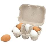 Viga Rollelegetøj Viga Wooden Eggs 6pcs 59228