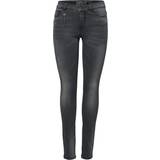 Only 32 Bukser & Shorts Only Carmen Reg Sk Skinny Fit Jeans Grey/Medium Grey Denim