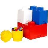 Multifarvet Opbevaringsbokse Børneværelse Room Copenhagen LEGO Storage Brick 4-pack
