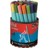 Berol Kuglepenne Berol Tipped Pen Colour Fine Fibre 0.6mm 42-pack