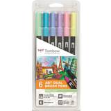Tombow ABT Dual Brush Pastel Pens 6-pack