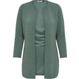 Only Grøn Trøjer Only Leco Long Loose Cardigan - Green/Balsam Green