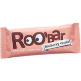 Sukkerfrie Bars Roo-Bar Raw Energy Bar Mulberry & Vanilla 30g 1 stk