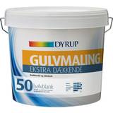 Gulvmaling - Indendørs maling Dyrup Water 50 Gulvmaling Hvid 0.75L