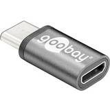 Grå - USB B micro Kabler Goobay USB C-USB B Micro M-F Adapter