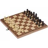 Goki Brætspil Goki Chess Set in a Wooden Hinged Case