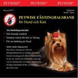 Petwise Kæledyr Petwise Loppe/flåt Hundehalsbånd
