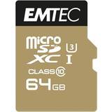 Emtec UHS-I Hukommelseskort & USB Stik Emtec Speedin MicroSDXC UHS - I U3 64GB 95MB/s