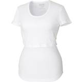 Casual Graviditet & Amning Boob Classic Short-Sleeved Top White